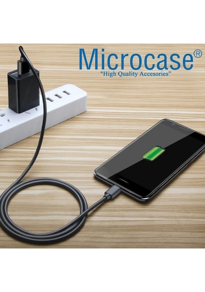 Microcase Micro Usb Şarj Ve Data Kablosu - 3 Metre Siyah