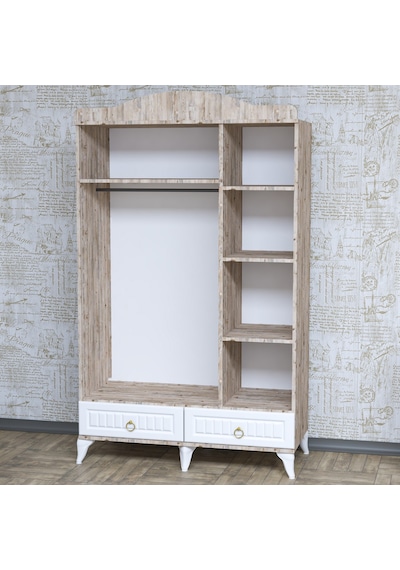 Garaj Home Sude Membran Country 3 Kapaklı Dolap - Soho