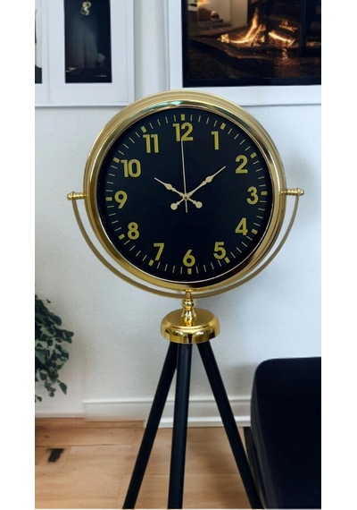 Gold Standart Tripod Ayaklı Saat Çok Renkli