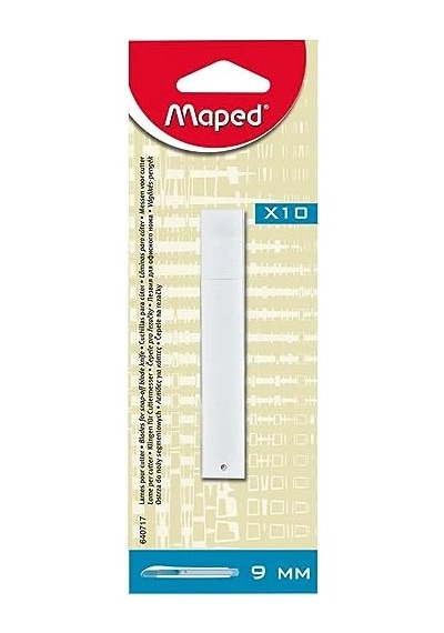 Ofis Ve Kırtasiye 640717 Yedek Bıçak Gümüş, 9 Mm