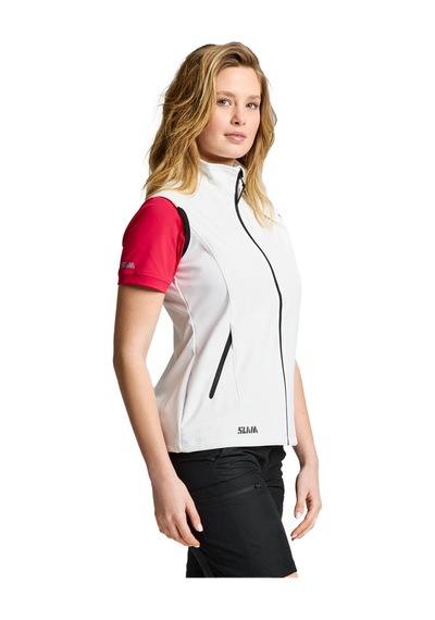 Slam Slam Act Ws Softshell Vest Kadın Bej Yelek W03 Beyaz