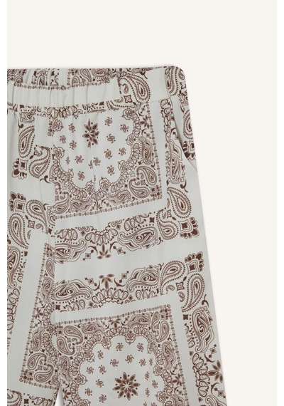 Defacto Regular Fit Şal Desenli Plaj Pantolonu-fall İn Love F8336ax25hsbn166 Kahve
