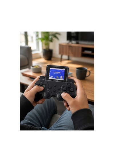 Şarjlı Retro Gamepad Oyun Konsolu 520 Oyunlu Tv Çıkışlı El Konsolu - Hs08377382-4907 Renkli