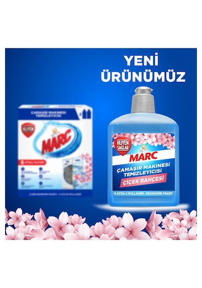 Marc Çamaşır Makinesi Temizleyici Floral 2 x 500 ML