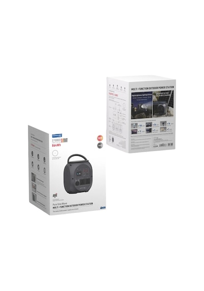 Konfulon Cn09 Powerbank 1000w 270.000 Mah Kamp Şarj 45w Pd - Gri