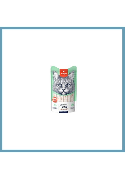Wanpy Ton Balık Ve Deniz Taraklı Krema Kedi Ödülü 25x14 Gr Mbt06