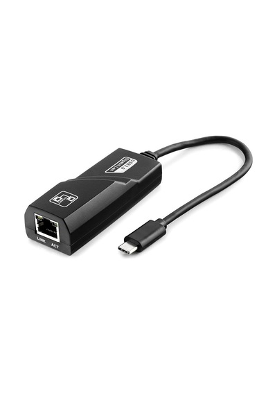 Type-c Usb Ethernet Adaptör 10/100 Mbps - Siyah Hdx5275 Evimdeyokyok