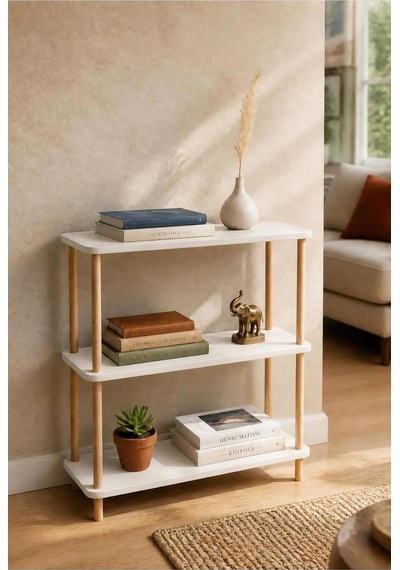 Modern Minimalist 3 Raflı Kitaplık Ahşap Ayaklı Çok Amaçlı Dekoratif Salon Ofis Düzenleyici Raf Beyaz Çok Renkli Modern Minimalist 3 Raflı Kitaplık Ahşap Ayaklı Çok Amaçlı Dekoratif Salon Ofis Düzenleyici Raf Beyaz Çok Renkli