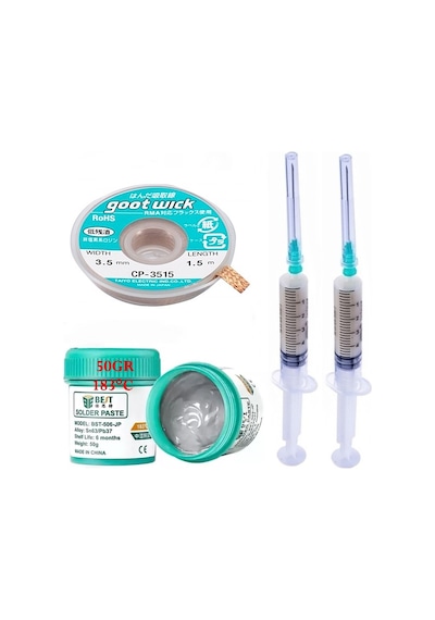 Bst-506 Çamur Lehim 50gr Lehim Temizleme Emme Teli 3,5 Mm