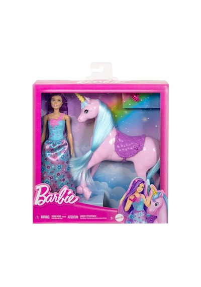 Hyt62 Barbie Ve Tek Boynuzlu Atı