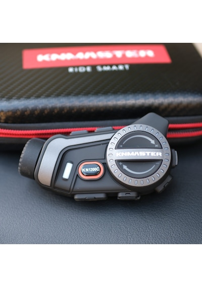 Knmaster Kn1600c Kameralı Motosiklet Kask İnterkom
