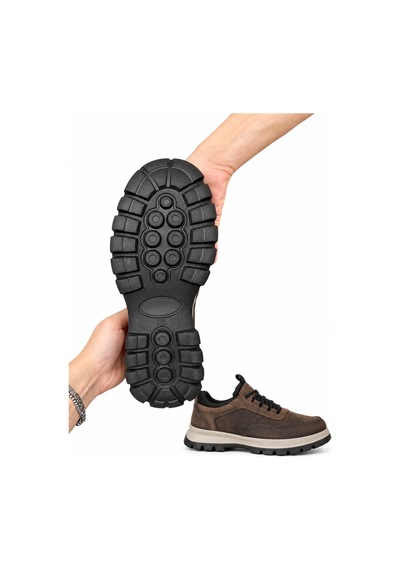 Modayak Ata 151 Kahverengi Hakiki Deri Slip On Ayakkabı Kahve