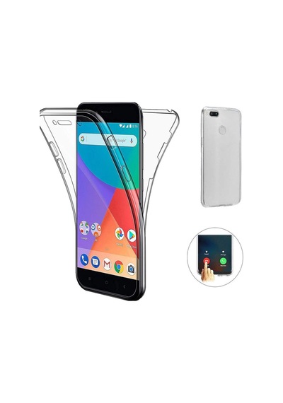 Xiaomi Redmi Note 5 Pro Kılıf Ön Arka Silikon Koruma Şeffaf