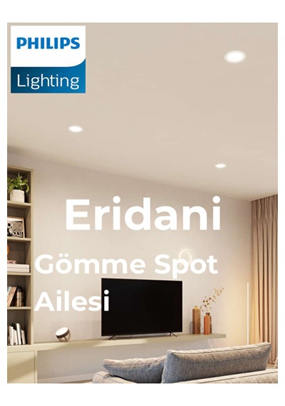 Philips Eridani Dl190b 3.5w 80mm Delik Çapı 3000k Sarı Işık 230lümen Beyaz
