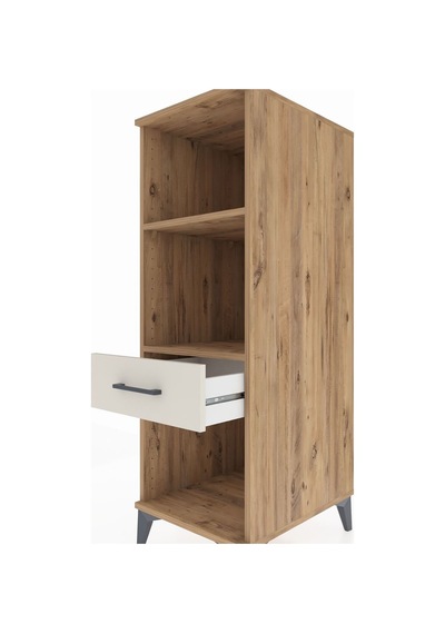 Kronos Dolap 2 Raflı Tek Çekmeceli 44x59x134 Çam-aytaşı Çam