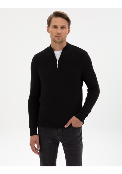 Pierre Cardin Erkek Siyah Kazak /triko 50317363-vr046 Siyah