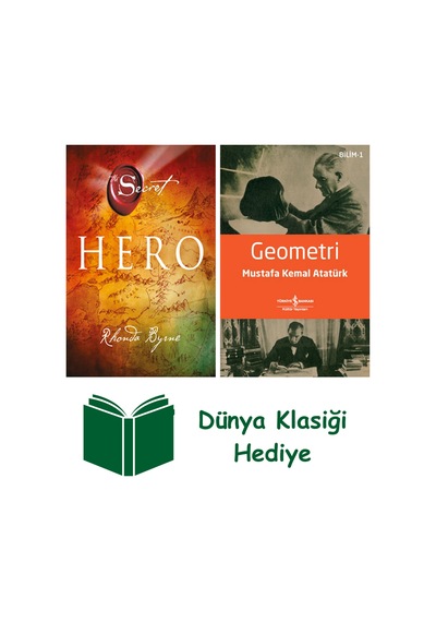 The Secret - Hero Ciltli + Geometri + Dünya Klasiği Hediye