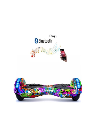 Citymate Smart Balance Elektrikli Kaykay Hoverboard 8.5 İnch Akıllı Denge Ledli Bluetooth Hoparlörlü D04