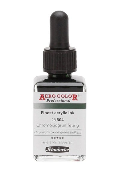 Schmincke Aero Color Airbrush Mürekkep 28 Ml. 504 C. Oxide Green