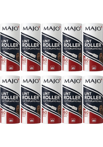 Majo Tüy Toplayıcı 10 Yedek Rulo 10cm 60 Yaprak 10 60 600 Yaprak