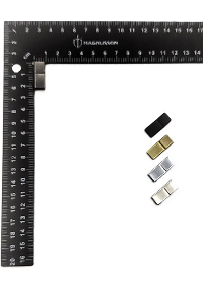 4x8 Mm Deri Bileklik Kiliti Mıknatıslı Kilit 5 Adet 4 X 8 Mm / Füme