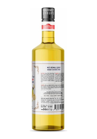 Nish Muz Aromalı Şurup 700 Ml - Pet Şişe