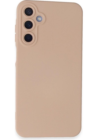 Samsung Galaxy Uyumlu, A05s Kılıf Nano İçi Kadife Silikon - Pudra