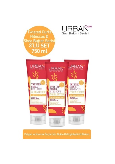 Urban Care Twisted Curls Şampuan 3lü Set