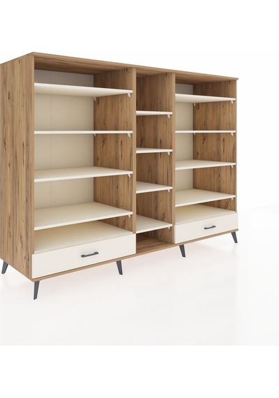Kronos Dolap 14 Raflı 2 Çekmeceli 220x59x163 Çam-aytaşı Çam-aytaşı Kronos Dolap 14 Raflı 2 Çekmeceli 220x59x163 Çam-aytaşı Çam-aytaşı
