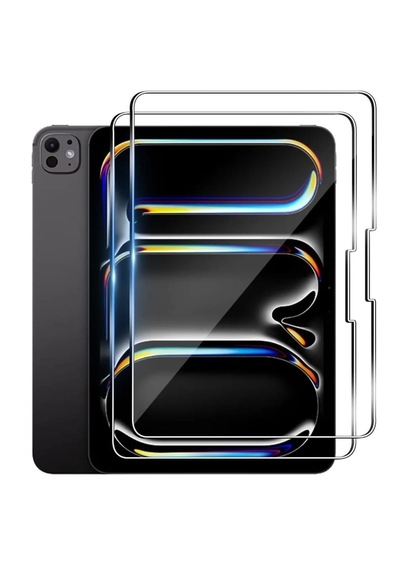Apple Uyumlu iPad Pro 13 İnç M4 Air M2 2024 Cam Ekran Koruyucu