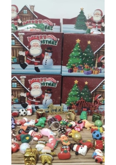 Yeni Yıl Yilbasi Noel Temalı Figürlü Supriz Paket 25 Adet