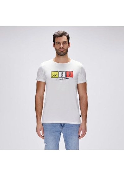 Bad Bear Entree Erkek Beyaz Tişört