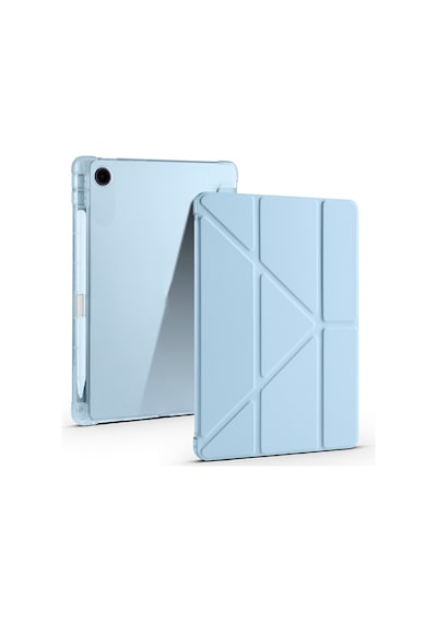 Samsung Galaxy Uyumlu Tab A11 8.7inç X130 Kılıf Kalem Bölmeli Trifolding Case X133 X135 135f Kılıf