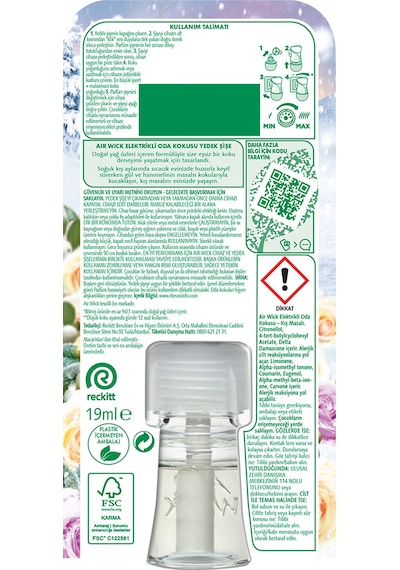 Air Wick Elektrikli Oda Kokusu Yedek Şişe Kış Masalı X 6 Gül