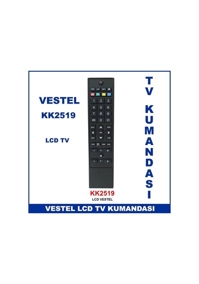 LCD TELEVİZYON KUMANDASI Vestel Uyumlu LCD UZAKTAN TELEVİZYON KUMANDASI