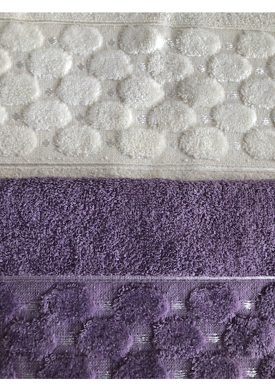 Miosse Pure 4'lü Pamuklu Havlu Seti - 2 Adet 50x100 El Yüz Baş & 2 Adet 30x50 El Mutfak Havlusu Karışık