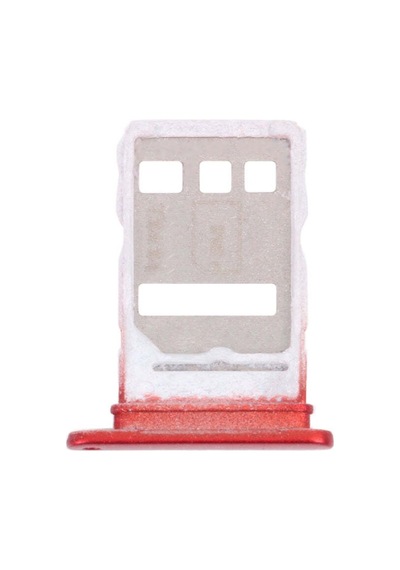 Huawei Uyumlu Y9a Kırmızı Sim Kart Tepsisi + Sim/nm Kart Tepsisi