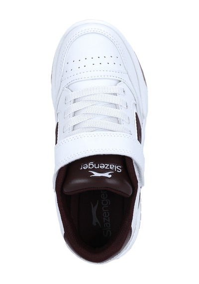 Slazenger Clash I Unisex Çocuk Beyaz / Bordo Günlük Spor Ayakkabısı Beyaz - Bordo