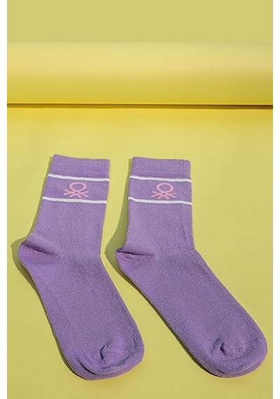 United Colors Of Benetton Kız Çocuk Çorap Bnt-g24058 Lila