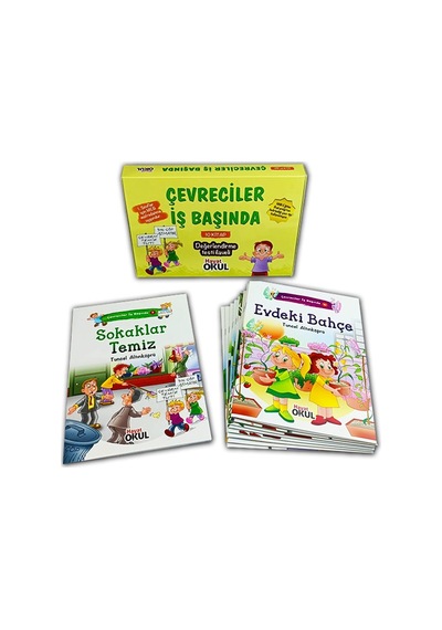 Çevreciler İş Başında - 1 Sınıf Meb Müfredatına Uygun 10 Kitap