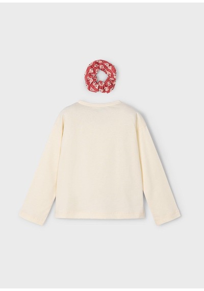 Mayoral Kız Çocuk Saç Bantlı Sweatshirt KREM