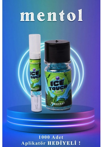 İcetouch Mentol Topu Mavi Aroma - 1000 'li + Aplikatör