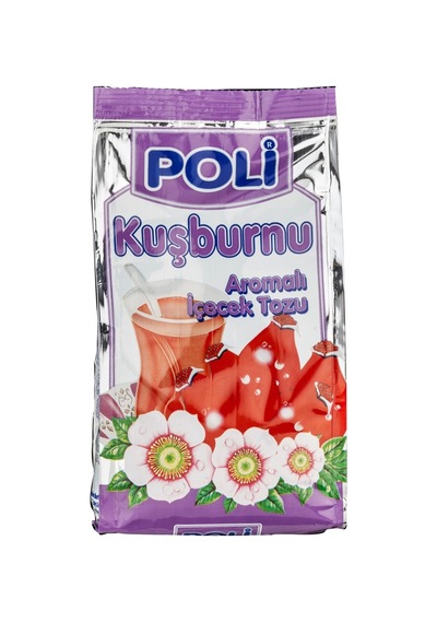 Poli Toz İçecek 300g Kuşburnu Pratik Hazır Sıcak İçecek 8'li Avantaj Paketi - 8 Adet Tarı 300 G