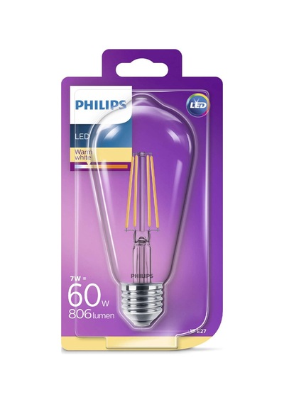 Philips Led Classic 60w St64 E27 Non-dım 2700k - 7 Adet Tarı