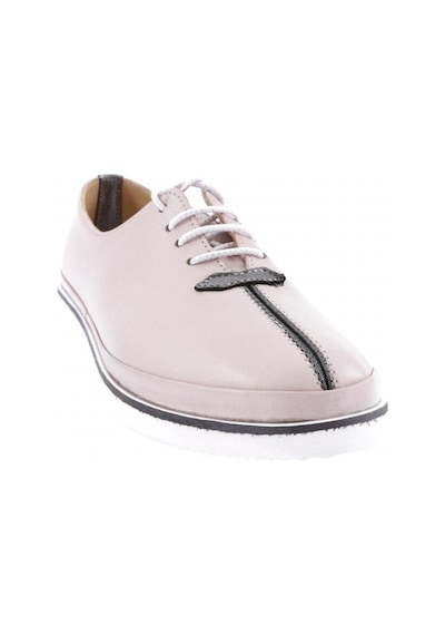 Dgn 095 Kadin Kalin Taban Bağcikli Comfort Ayakkabi 095-2111-R0626 Gümüş