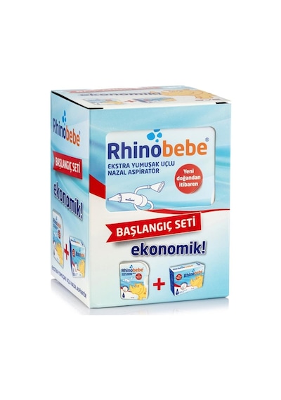 Rhinobebe Nazal Aspiratör Başlangıç Seti Ekonomik Paket Rhinobebe Nazal Aspiratör Başlangıç Seti Ekonomik Paket