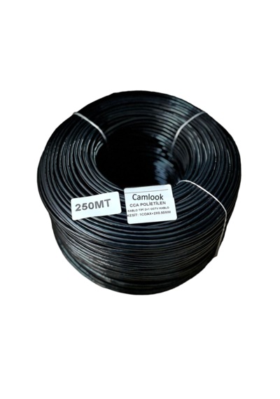 Camlook 2+1 (2X0.50) Polietilen Kılıf CCTV Kamera Kablosu 250 M