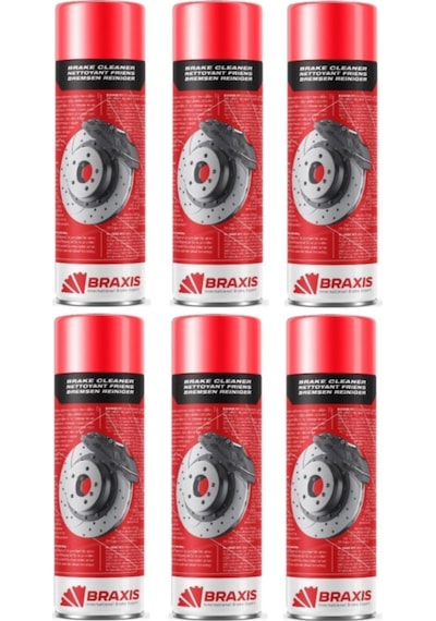Oto Motto Braxis Fren Balata Spreyi Braxis 500 Ml 6 Adet