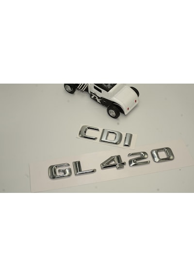 Benz GL 420 CDi Bagaj Krom Metal 3M 3D Yazı Logo