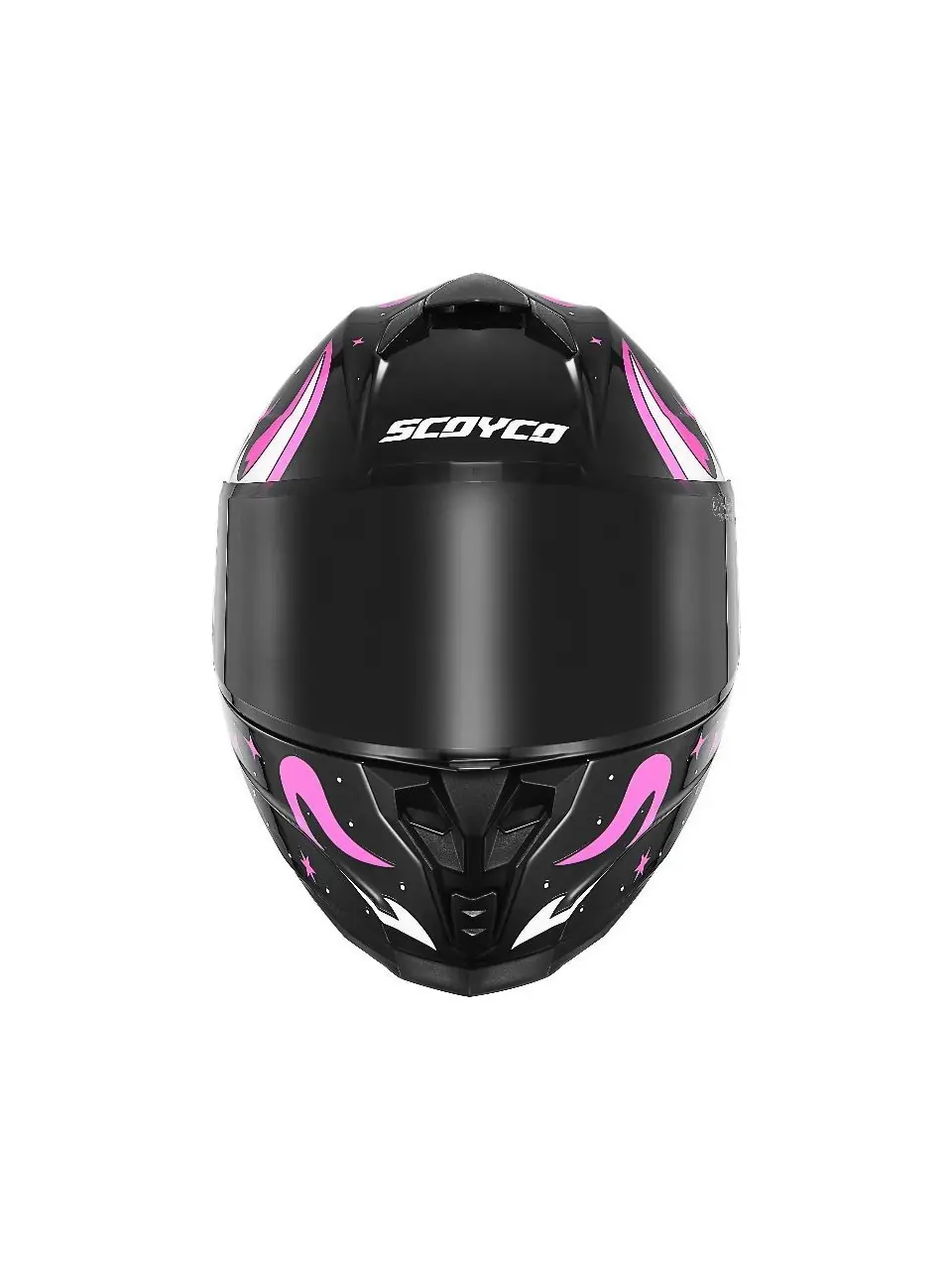 Skull Full Face Kadın Motosiklet Kaskı Güneş Vizörlü,dot & Ce Onaylı Beyaz - Pembe - Siyah Skull Full Face Kadın Motosiklet Kaskı Güneş Vizörlü,dot & Ce Onaylı Beyaz - Pembe - Siyah